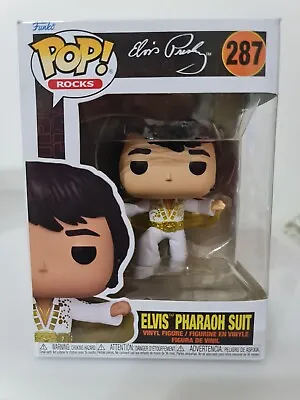Buy Funko Pop! Rocks - Elvis Pharaoh Suit Vinyl Figure Number 287 • 24.77£