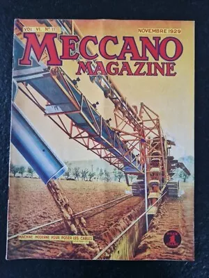 Buy Meccano Magazine #11 November 1929 Antique Toy Magazine Hornby • 2.57£