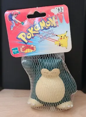 Buy Pokemon Snorlax Squeezie Toy Hasbro 2000 Nintendo Age 3+ • 12.99£