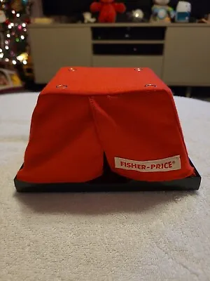 Buy Vintage 1970s Fisher Price Toys Red Pop Up Tent Adventure Safari Inc • 10£