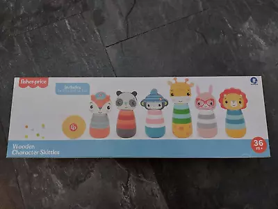Buy Wooden Character Skittle Set By Fisher Price • 12.99£