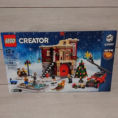 Buy LEGO Creator Expert Winter Village Fire Station (10263) Retired Set Brand New • 144.99£