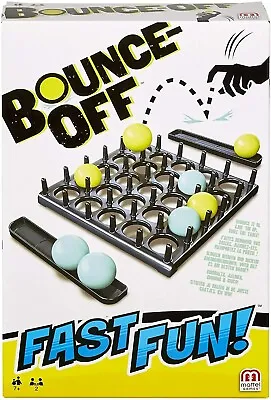 Buy Bounce Off Game Mattel Games FMW27 Multi-Coloured Board Kids 2 Player Strategy • 5.99£