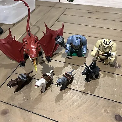 Buy Lego Lord Of The Rings Hobbit Smaug Warg Nazgûl Ringwraith Cave Troll Goblin • 400£