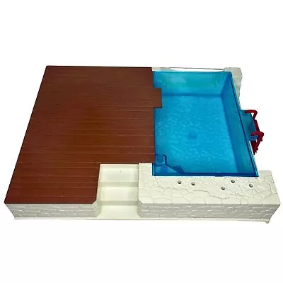 Buy Playmobil Modern Swimming Pool With Wooden Floors 5575 • 7.40£