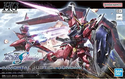 Buy 1/144 Immortal Justice Mobile Suit Gundam Seed Cosmic Era HG Kit By Bandai • 29.95£