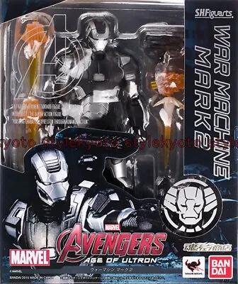 Buy Bandai S.H. Figuarts War Machine Mark 2 II Avengers Age Of Ultron Marvel 33980JP • 102.52£