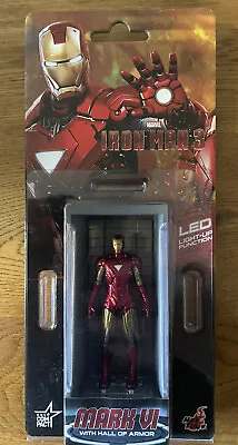Buy Iron Man 3 Figure Mark VI (6) With Hall Of Armor  - NEW - Hot Toys  Collectable • 12.95£