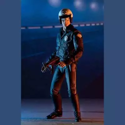 Buy (Motorcycle Cop) Neca - Official Toys Ultimate Action Figure Terminator 2 T-1000 • 23.19£