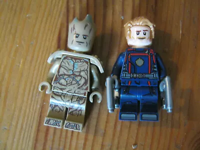Buy Groot & Star Lord Lego Mini Figures From Guardians Of The Galaxy Set ~ 76253 • 6.99£