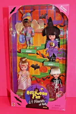 Buy Barbie Collector Rare Halloween Fun Li`l Friends Of Kelly NRFB 1998 • 104.07£