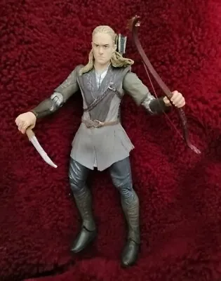 Buy Lotr Legolas 2001 Fellowship Action Figure Unboxed Lord Of The Rings Vgc Weapons • 10.95£
