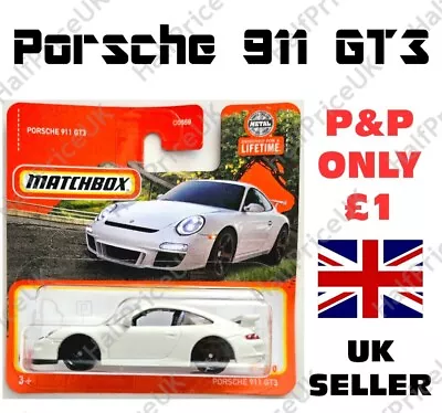 Buy Matchbox Porsche 911 GT3 White Hot Wheels 1.64 Diecast Cars BRAND NEW IN BOX • 6.99£