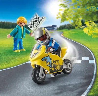 Buy Playmobil 70380 Special Plus Boys With Motorcycle Toy Playset Motorbike Bikes • 4.99£