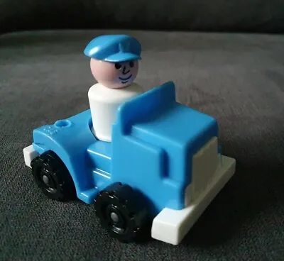 Buy Vintage 1980s Fisher Price Little People Blue White Truck For Boat Rig & Figure  • 3£