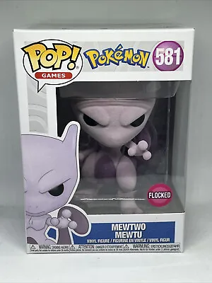 Buy Pokémon Flocked Mewtwo #581 Funko Pop Games Vinyl Figure New In Box-Rare • 19.95£