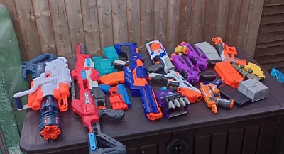 Buy Nerf Gun And X Shot Bundle With Bullets Accessories Job Lot • 80£
