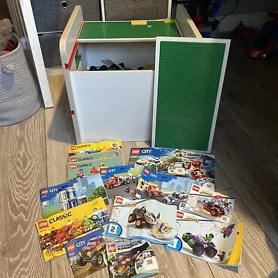 Buy Huge Genuine Lego Bundle With Lego Storage And Play Table • 98£