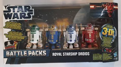Buy Star Wars Battle Packs Royal Starship Droids R2-r9 R2-n3 R2-b1 R2-d2 Astromechs • 89.99£