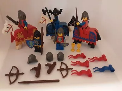 Buy Vintage Lego Castle Knights And Horse Bundle - With Accessories. • 24.99£