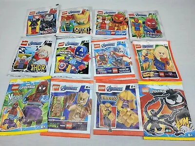 Buy Lego Marvel Super Heros Polybags/foil Packs 12 Different Figures • 59.95£