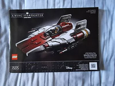 Buy Lego Instructions Only !! For Star Wars 75275 Ucs A-wing Starfighter  • 20£