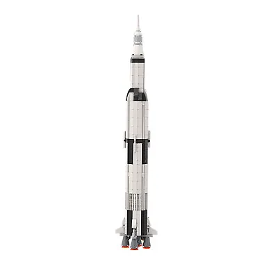 Buy Saturn V Space Rocket 1:220 Scale Building Kit 555 Pieces  • 37.87£