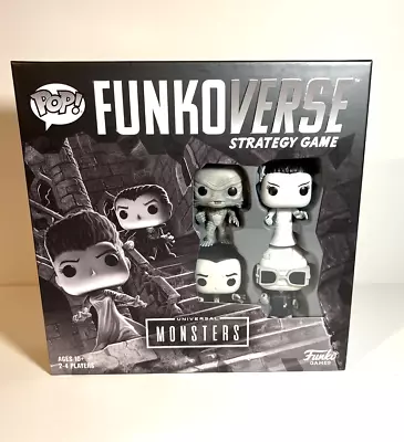 Buy Funkoverse Strategy Game Universal Monsters #100 (2022) Boardgame & 4 Pops NEW • 26.89£