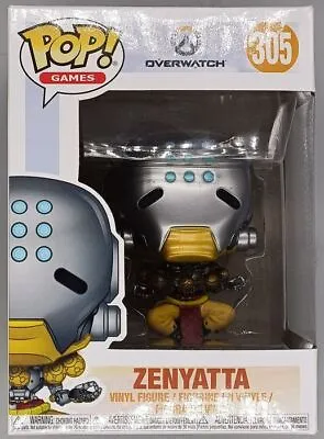 Buy Funko POP #305 Zenyatta - Overwatch Damaged Box With Protector • 32.99£