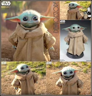 Buy Star Wars (Faithful Hot Toys) The Child 1/1 The Mandalorian Baby Yoda Sideshow • 329.85£