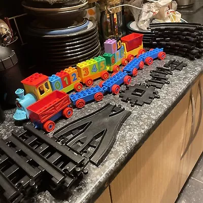 Buy Lego Duplo Train Track And Number Train +extra Bits  • 20£