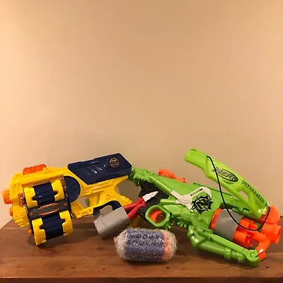 Buy NERF Outbreaker Crossbow And X Shot Blaster With 12 Darts In Very Good Condition • 14.99£