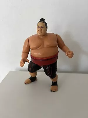 Buy Rare Wwe Yokozuna Hasbro Wrestling Action Figure Wwf Series 8 1993 • 22£