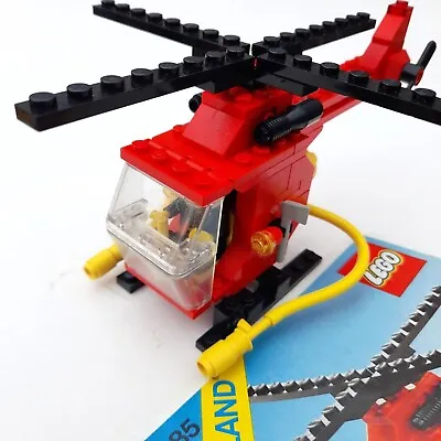 Buy LEGO Vintage Town 6685 Fire Copter 1 100% Complete W Instructions • 9.95£
