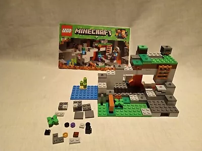 Buy LEGO Minecraft: The Zombie Cave (21141) NEAR COMPLETE LOOK AT PICTURES • 3£