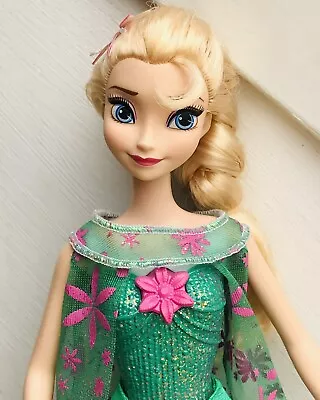 Buy 2015 Disney Frozen Fever Singing Elsa Doll Doll RARE DKC57 Mattel Barbie Sings • 27.76£