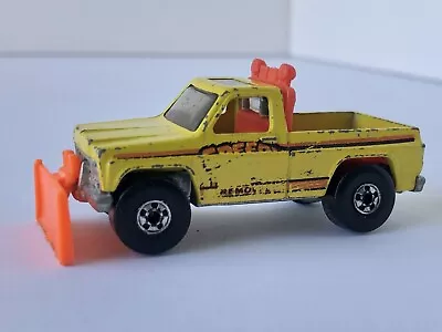 Buy Mattel 1979 Hot Wheels Speedy Snow Removal Pick Up Truck Metal Bottom Hong Kong • 8£