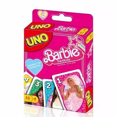 Buy Card Board Games Of Mattel FMP71 UNO Barbie 2 Players Party Family Friend Child • 8.26£