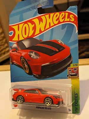 Buy PORSCHE 911 GT3 RED Hot Wheels 1:64 Long Card With Clip • 5£