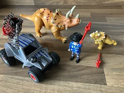 Buy Playmobil 9434 Dinosaur Enemy Explorers Quad Buggy Triceratops • 2.99£