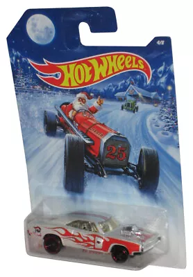 Buy Hot Wheels Silver & Red Christmas Holiday Santa '70 Dodge Charger R/T Toy Car 4 • 11.58£