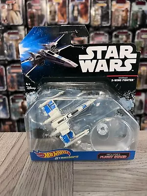 Buy Star Wars - Hot Wheels Starships - Resistance X-Wing Fighter With Flight Stand • 6£