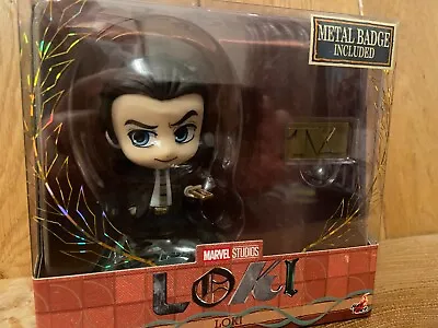 Buy MARVEL STUDIOS Loki Bobble Head By Cosbaby Hot Toys With Metal Badge (MM9)  • 30£