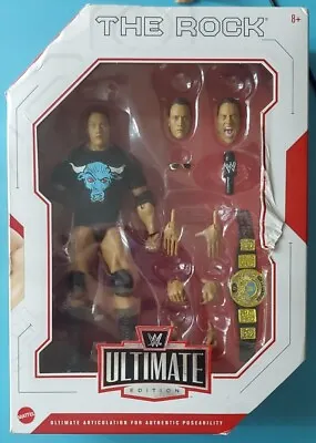 Buy Mattel WWE Ultimate Edition Series 6 The Rock Amazon Exclusive • 149.03£