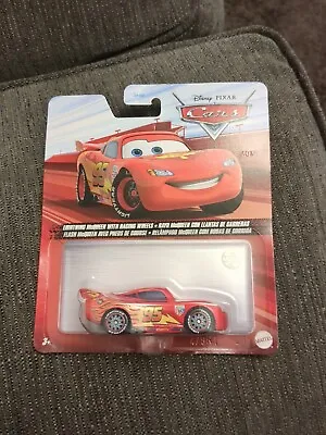 Buy Disney Pixar Cars Lightning McQueen With Racing Wheels BNIB • 7.99£