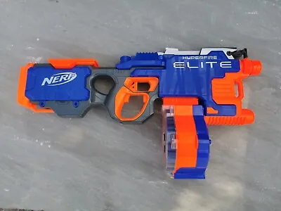 Buy NERF N-Strike Elite HyperFire Blaster With Darts/Bullets • 19.99£