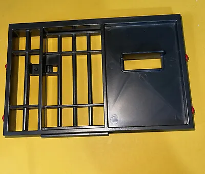 Buy Playmobil Prison Cell Door & Lock Cell Bars Police Station (Dark Grey) • 2.99£