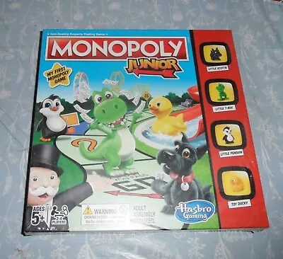 Buy Hasbro Monopoly Junior Classic Kids Property Trading Board Game • 14.99£