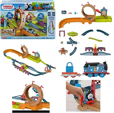 Buy Thomas & Friends Launch & Loop Maintenance Yard Carly The Crane Train New Toy • 94.43£