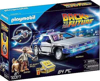 Buy Playmobil 70317 Back Future Delorean NEW SEALED -Back Future SEALED-VERSIEGELT • 122.03£